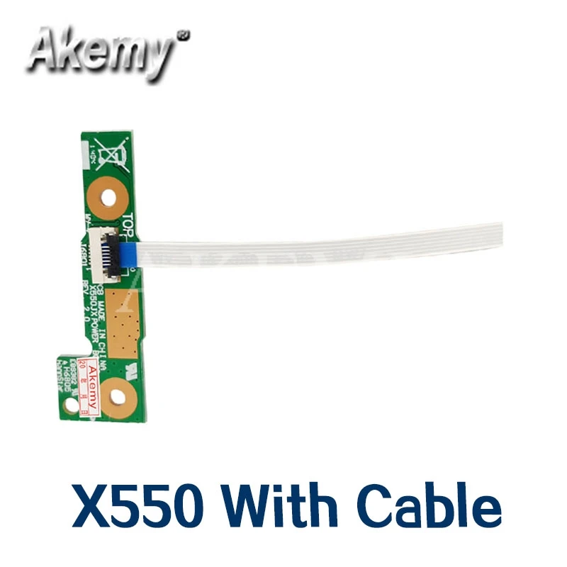 Для For Asus плата кнопки питания с кабелем X550 Y581C Y581L X552E X550EP X550EA Y581E протестирована