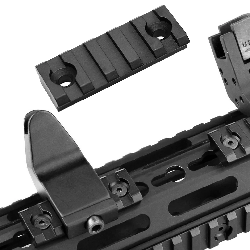 Тактическая направляющая M-lok Пикатинни с 5 слотами 20 мм для Mlok AR15 крепление