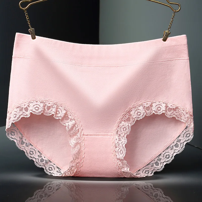 

Женское хлопковое нижнее белье 3 шт./лот, сексуальные кружевные трусы со средней талией, женское нижнее белье, трусики