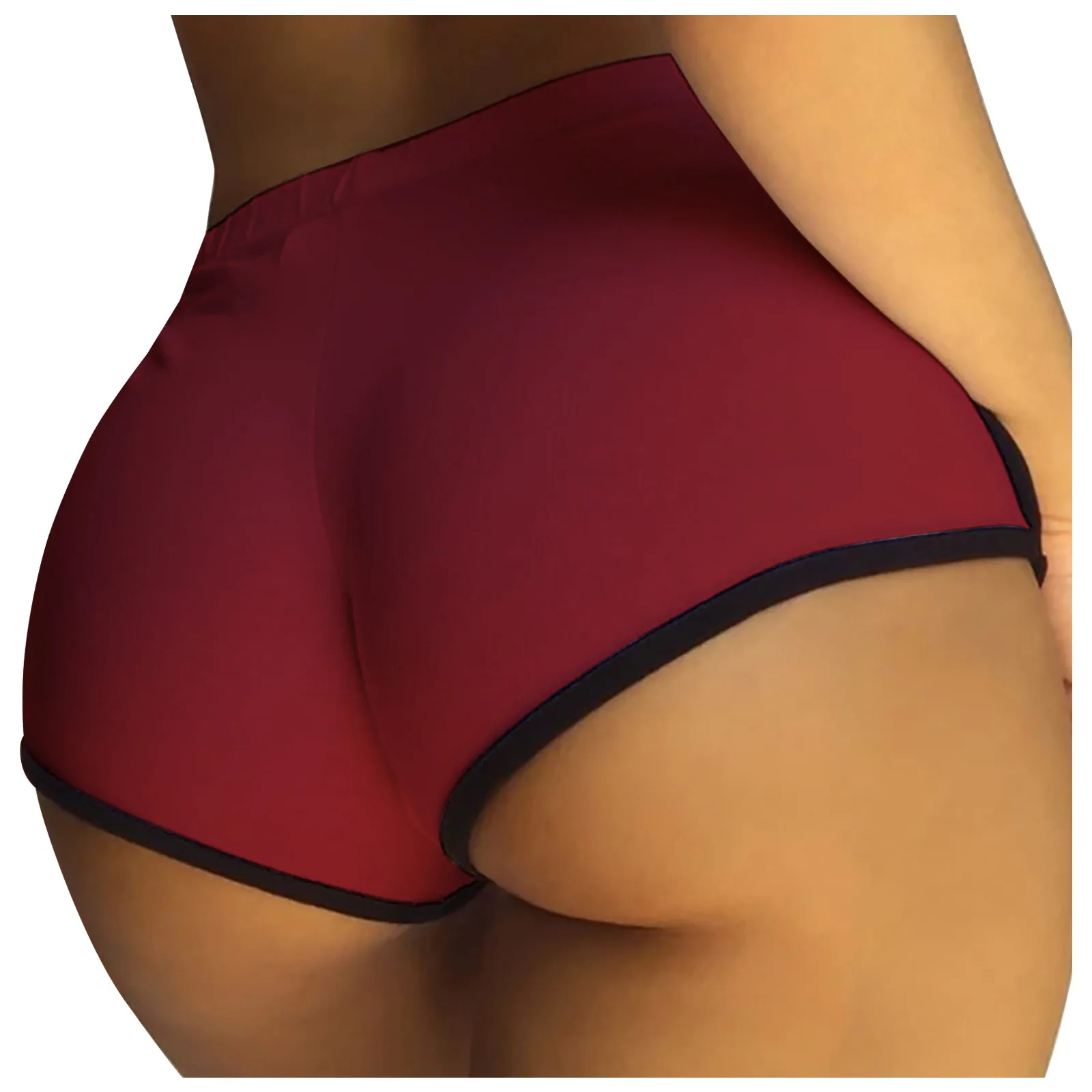 Шорты для бега модные женские летние повседневные шорты однотонные с высокой