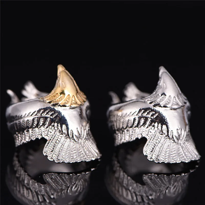 Горячее мужское Байкерский Орел из нержавеющей стали кольцо Бесплатная доставка