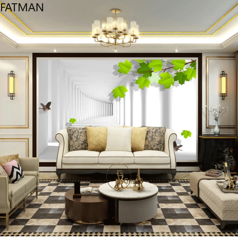 Настенное покрытие FATMAN на заказ 8d простой фон декоративные обои для гостиной 3d