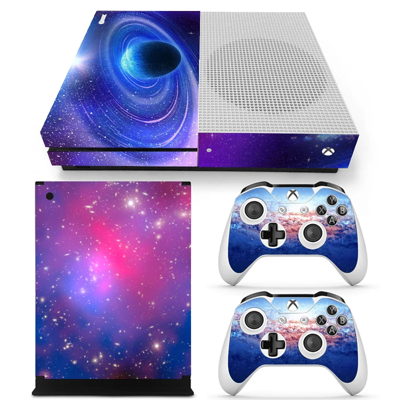 Для XBOX ONE Slim Console Kinect и 2 контроллер Виниловая наклейка защитная для | Электроника