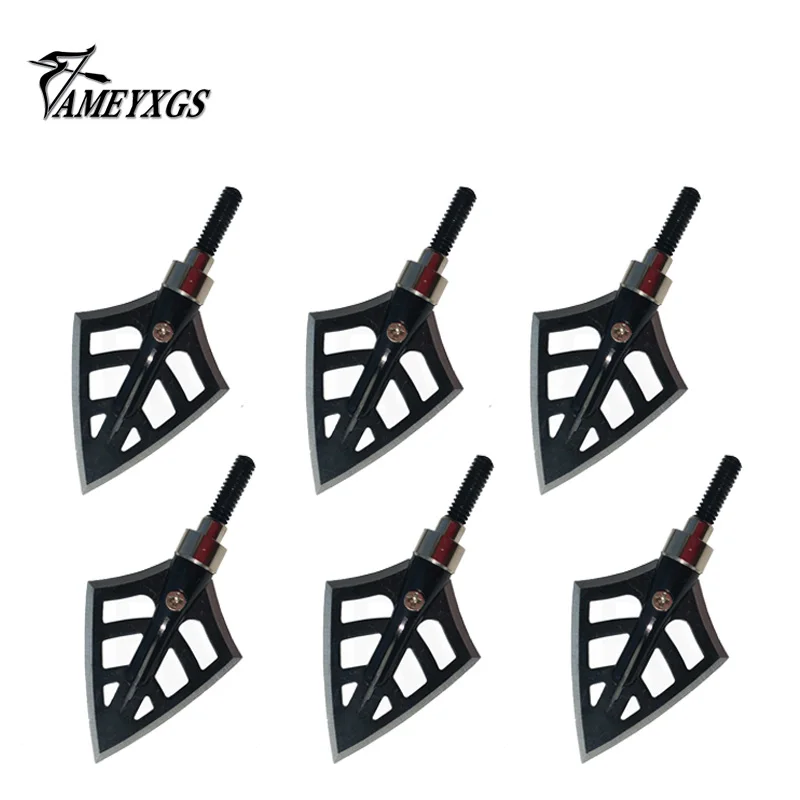 

10 шт. стрелы для стрельбы из лука 2 лезвия охотничьи стрелы 125 зернистые стрелы для стрельбы из лука стрелы точечные наконечники для стрельбы...