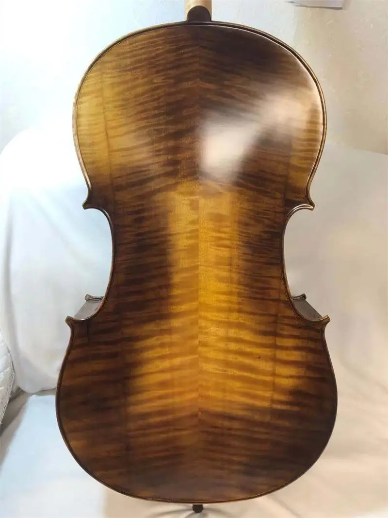 Копия 1724 года виолончель Yo-Yo Ma резная прокрутка 7/8 для сна #15093