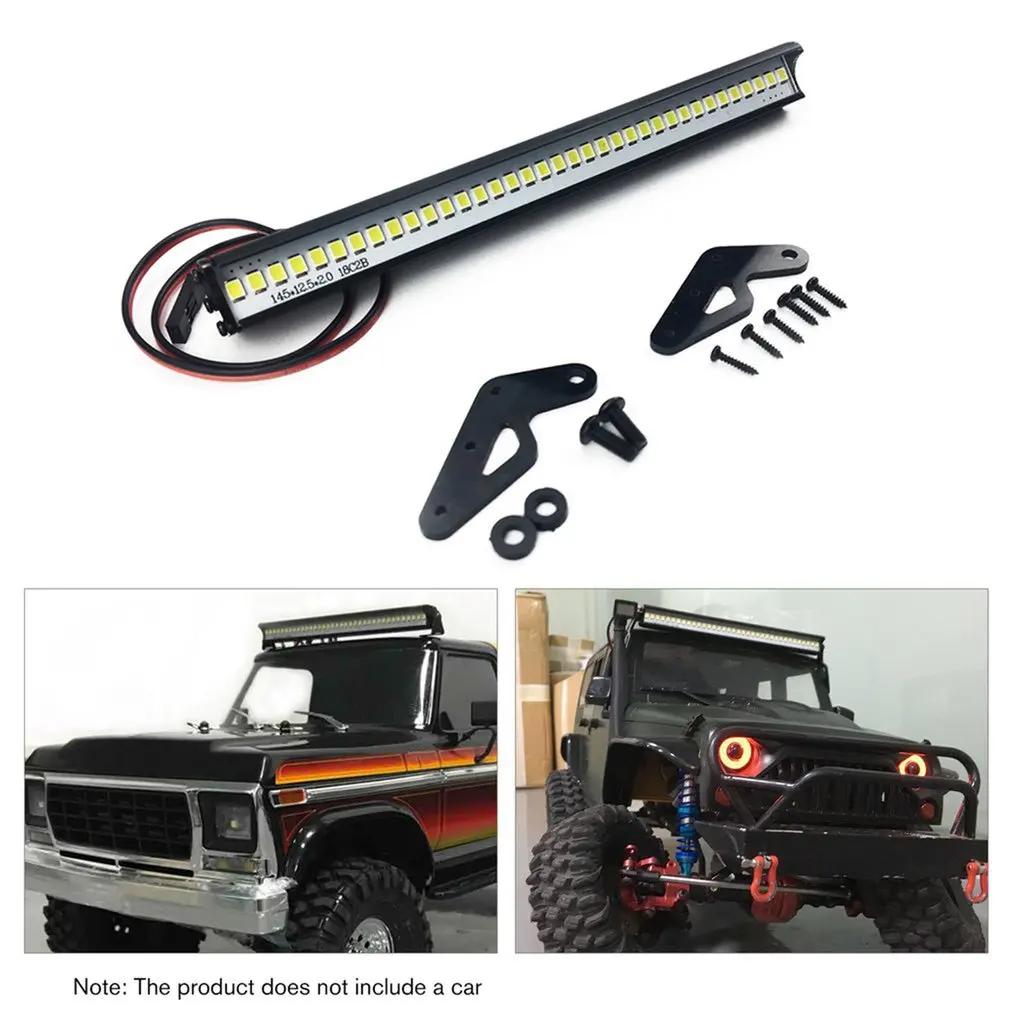 

148MM Super Bright 36 LED Lights Bar for 1/10 RC Crawler Car Axial SCX10 90046 D90 Traxxas TRX4 Car Model Accessories