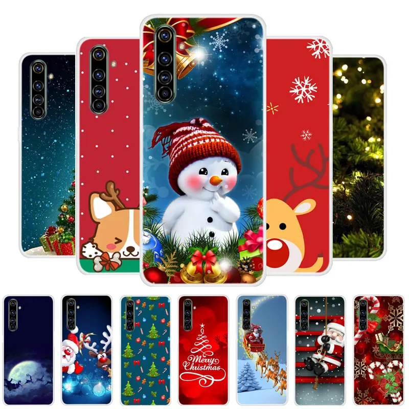 

For OPPO Realme 6 Pro Case Christmas Soft Silicone Back Cover For OPPO Realme 6 Pro Phone Cases Realme6 Realme 6 Pro 6S 6i Case
