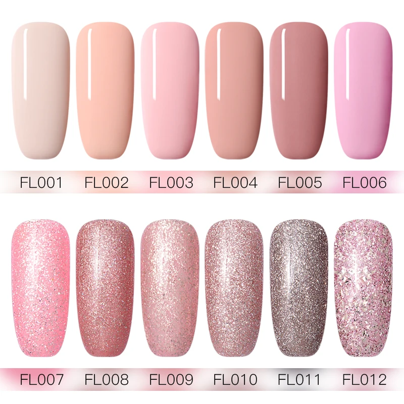 Четыре лилии Розы Золотой гель для ногтей с блёстками Лак 5 мл oak Off UV Гель лак