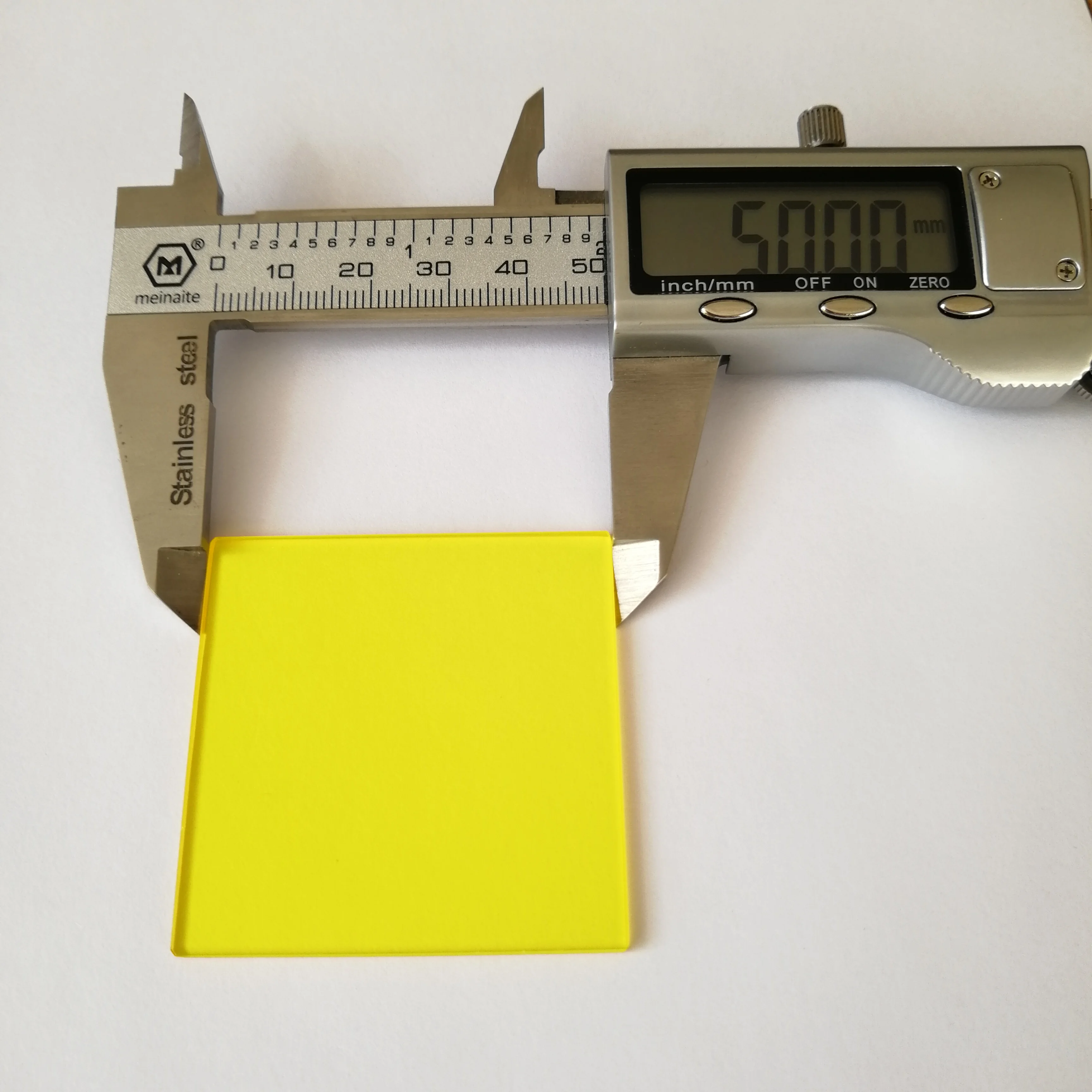 Желтое Оптическое стекло 50*50*2 0 мм 490nm фильтр Longpass JB490 GG495|Оптические фильтры| |