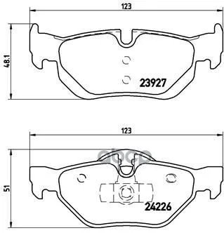 P06038X_колодки дисковые задние!XTRA\ BMW E87/E82/E88/X1 2.0i/3.0i/2.0D 04 BREMBO арт. P 06 038X|Лампы для