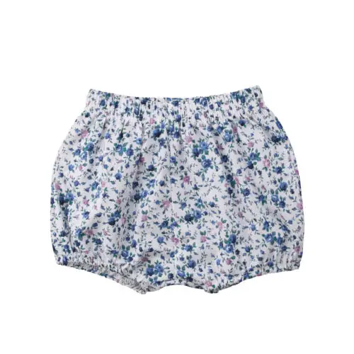 Милые шорты с цветочным рисунком для маленьких девочек сезон осень-лето детские