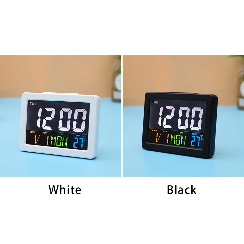 

Gift Electronic Alarm Digital Calendar Desktop Home Multifunction Led Temperature LCD Display Large Clock