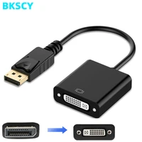 bkscy dp to dvi adapter1080p displayport display port to dvi cable adapter male to female for monitor projector displays