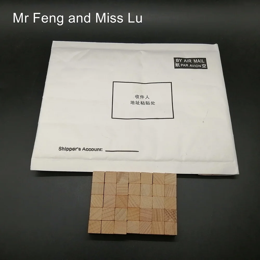 10 мм 5*7 шт деревянный куб головоломка лазерная гравировка процесс Принять