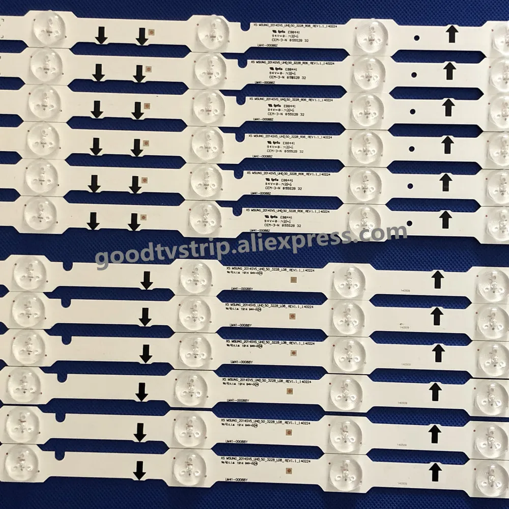 Светодиодная лента для подсветки Samsung UE50HU6900 UN50HU6950F UE50HU7000 BN96-32178A 32179A DUGE-500DCA 500DCB-R3