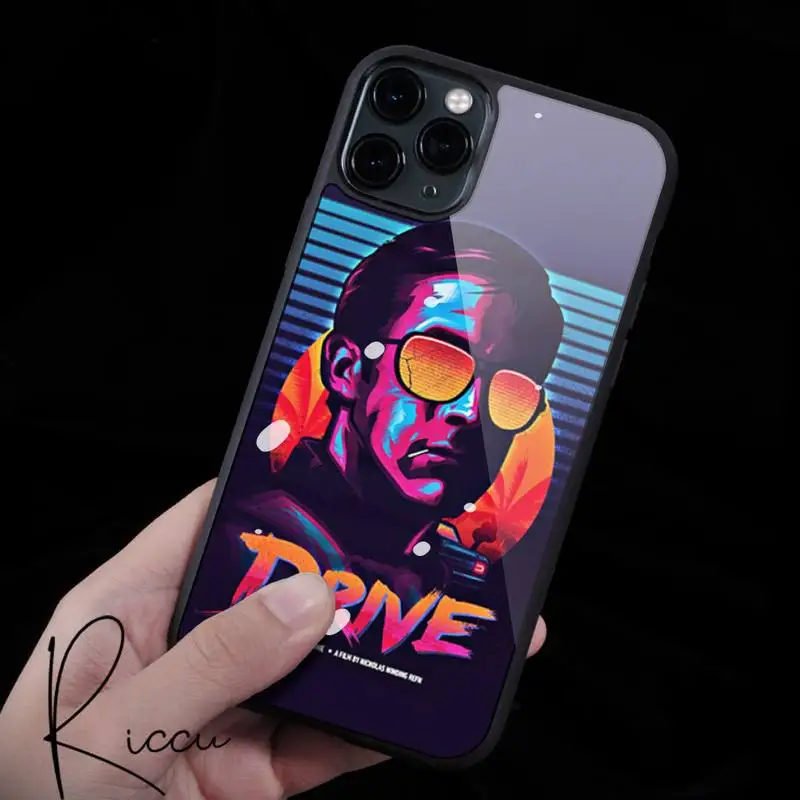 

Drive 2011 film Poster Phone Case Rubber for iPhone 12 11 Pro Max XS 8 7 6 6S Plus X 5S SE 2020 XR 12Mini case