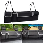 Автомобильный задний сумка для хранения на спинку сиденья Водонепроницаемый багажник авто сиденье сетка для Toyota Land Cruiser 200 100