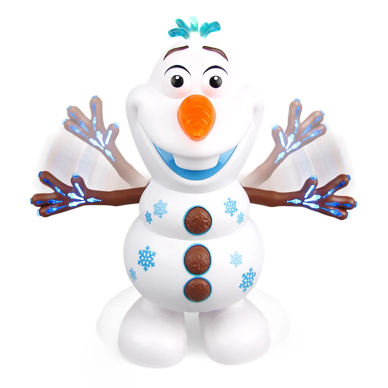 HOT Frozen 2 Olaf PVC Action Figures Toys Electric Dancing Snow Light Concert Singing Hand Machine Snowman Christmas Toy | Игрушки и