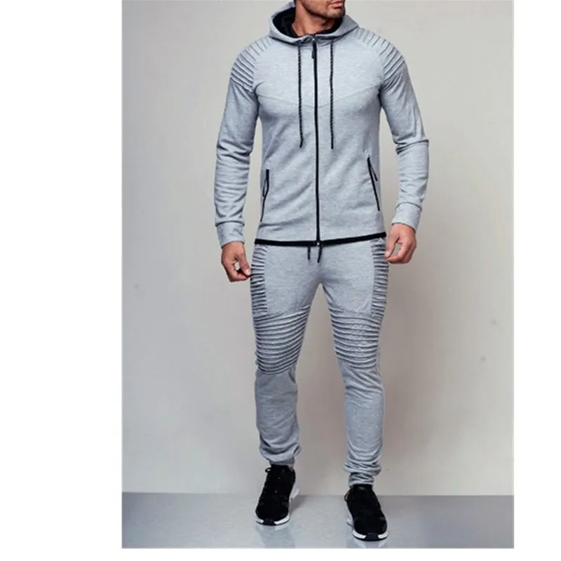 Мужские спортивные костюмы с капюшоном новая спортивная одежда мужские
