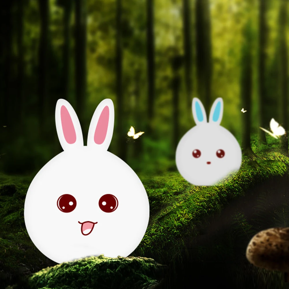 

Chick Touch Night Light Gift Living Room Cute Soft Silicone Color Changing Led USB Rechargeable Decorative Children Home Bedroom