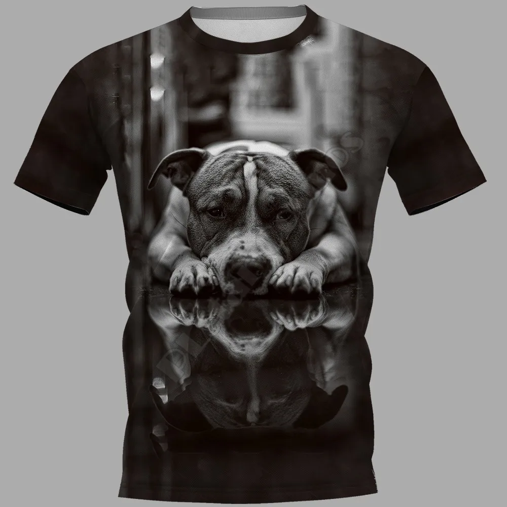 

PLstar Cosmos Bulldog 3D Printed t-shirt Harajuku Streetwear T shirts Funny Animal Men For Women Short Sleeve 02