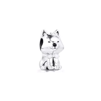 fits for 925 silver bracelets japanese akita inu dog charm diy beads for jewelry making summer ocean sterling silver charms