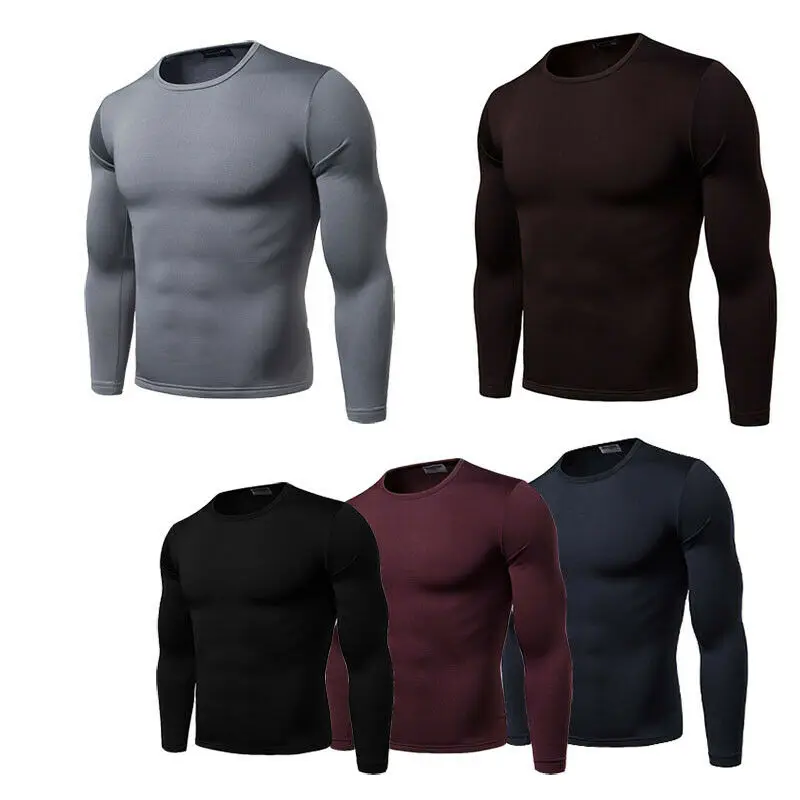 Комплект удлиненного термобелья из 2 предметов мужские зимние компрессионные