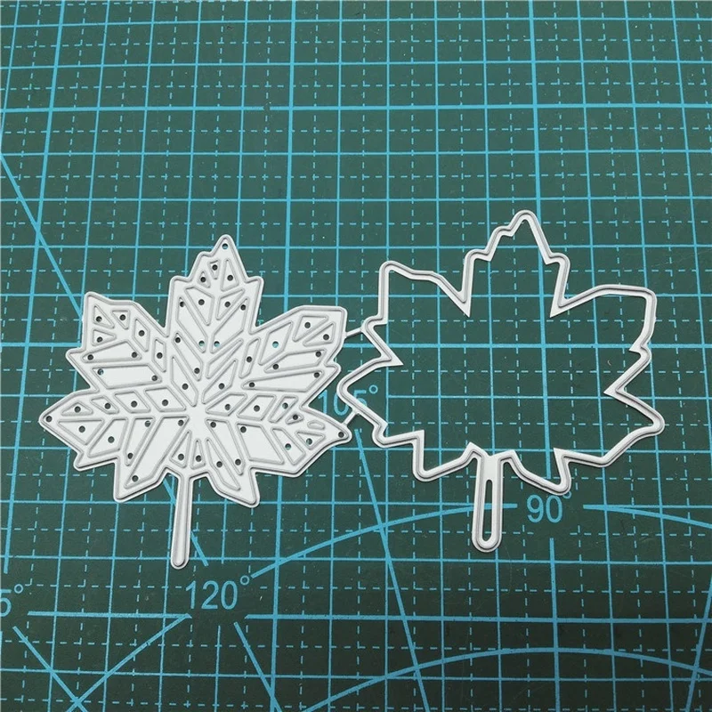 

1Ps DIY Maple Leaf Metal Steel Mould Frame Paper Card Decoration Craft Making Template Die Cutting Tool