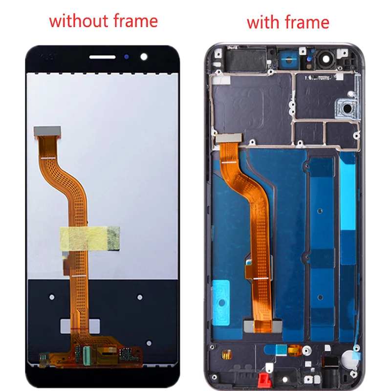 Для HUAWEI Honor 8 FRD L09 L19 L14 L04 AL00 TL00 AL10 Оригинальный ЖК экран в сборе с передним чехлом