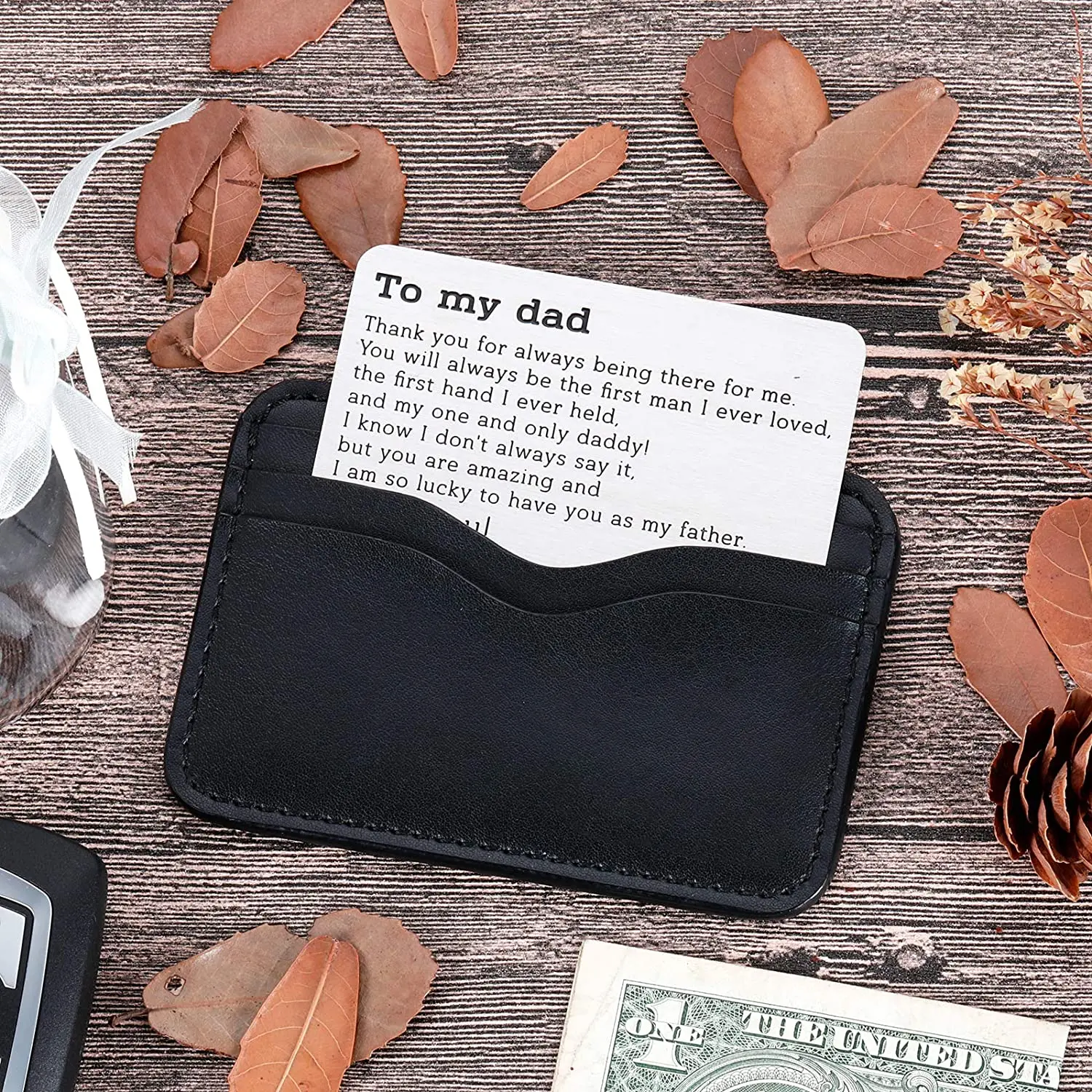 Кошелек для папы дочери Подарочный кошелек отца подарок на день папа я тебя люблю
