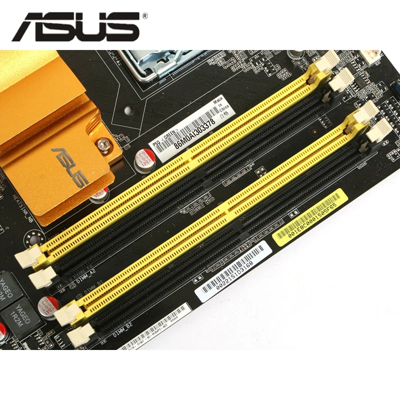 LGA 775 ASUS P5Q 800 МГц 667 МГц DDR2 P5 Q материнская плата по стандарту ATX USB2.0 PCI-E X16 Настольный ПК материнская плата P5Q используется