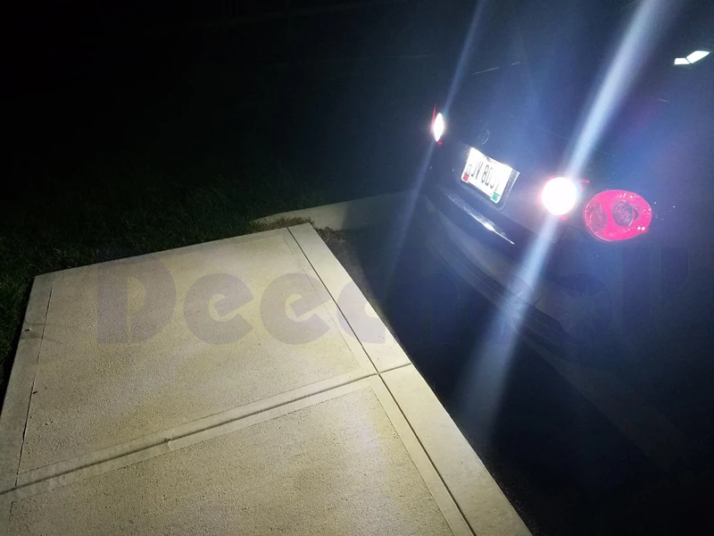 Чисто белый Canbus лампы заднего хода + для номерного знака Volkswagen VW golf 6 mk6 MKVI LED