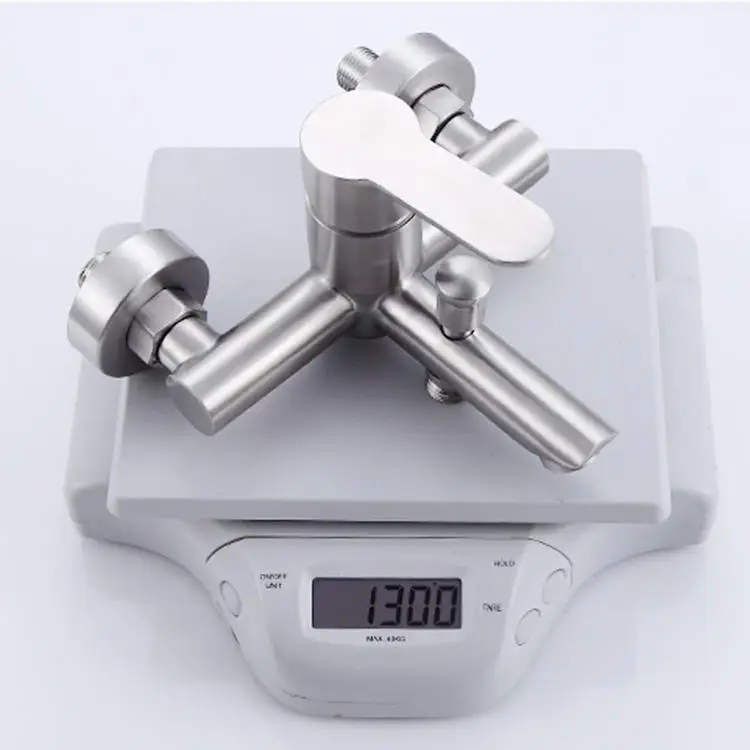 Смеситель для ванной из нержавеющей стали 304 2 Function Outlet настенный смеситель