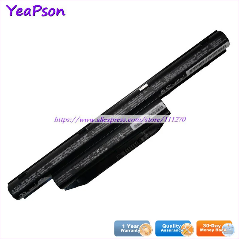 Аккумулятор Yeapson FPCBP429 FMVNBP235 FPB0297S для ноутбука Fujitsu Lifebook A555 A514 A557 E744 E753 S904 10 8 В 6700