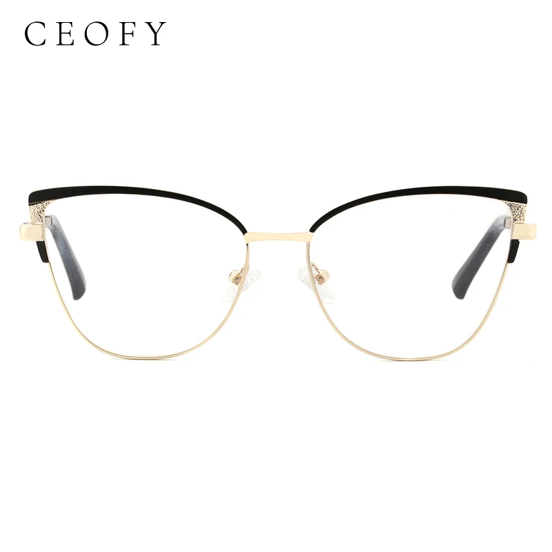 

Ceofy Eye Glasses Frame Women Retro Myopia Optical Frame Prescription Eyeglasses Frame for Women Eyewear FK1590