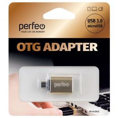 Аксессуар Perfeo PF-VI-O012 USB - MicroUSB OTG 3.0 |