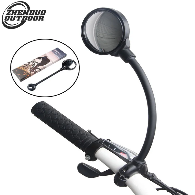 

Bike Rearview Mirror Hose Adjustable Large sScreen Cycling Rear View MTB Road Bicycle Handlebar Mirrors Bike Accessories