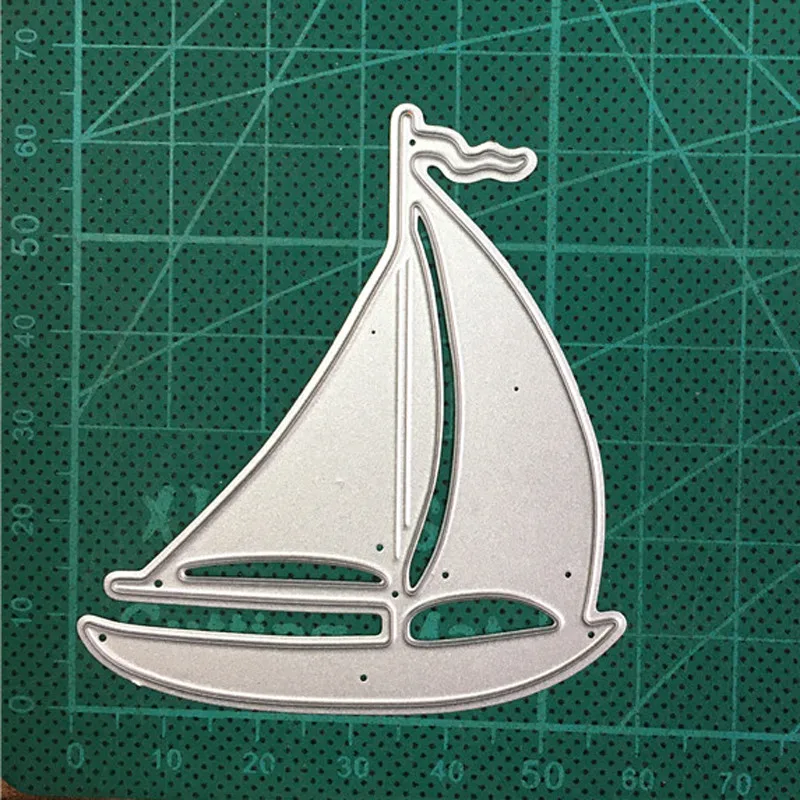 трафареты для декора штампы скрапбукинга 2021 новые металлические парусная лодка