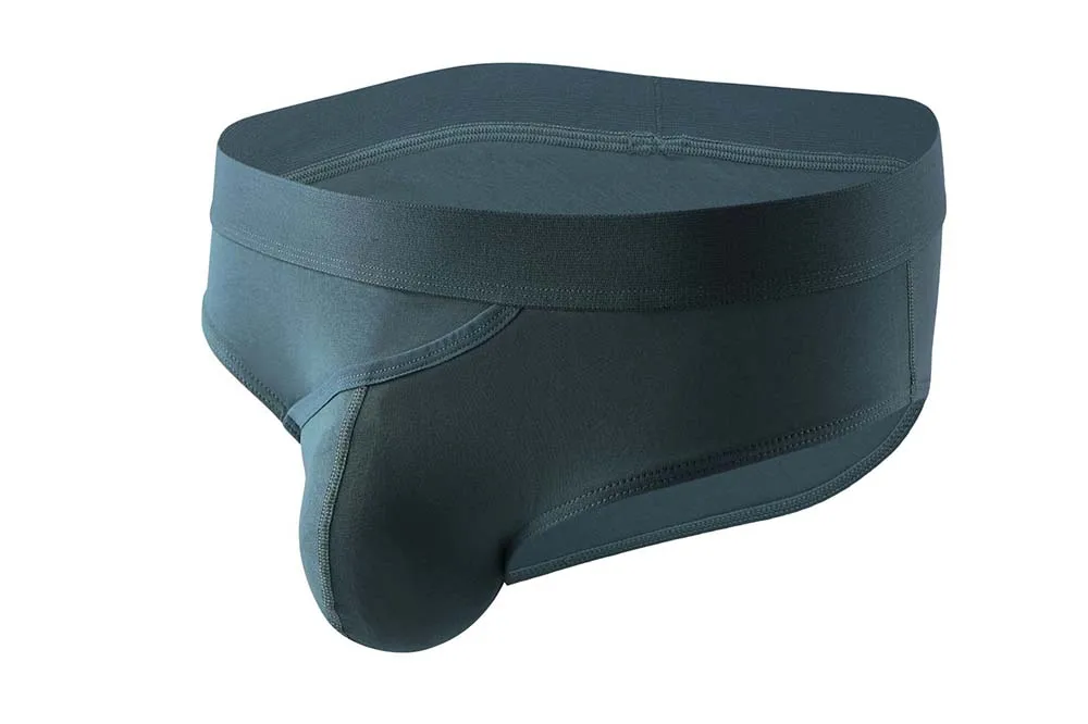 Мужские сексуальные брифы мужское нижнее белье с низкой посадкой и выпуклым