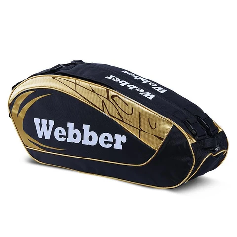 Сумка для теннисных ракеток и бадминтона, вместительный профессиональный спортивный мешок для бадминтона, сумка для хранения обуви, 6-12 шт.