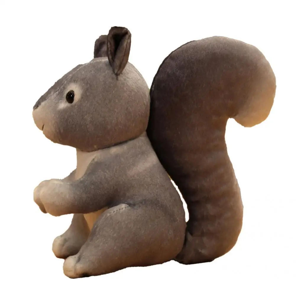 

Милые настольные украшения, набитые искусственным плюшем, белка, кукла, праздничный подарок, пушистый