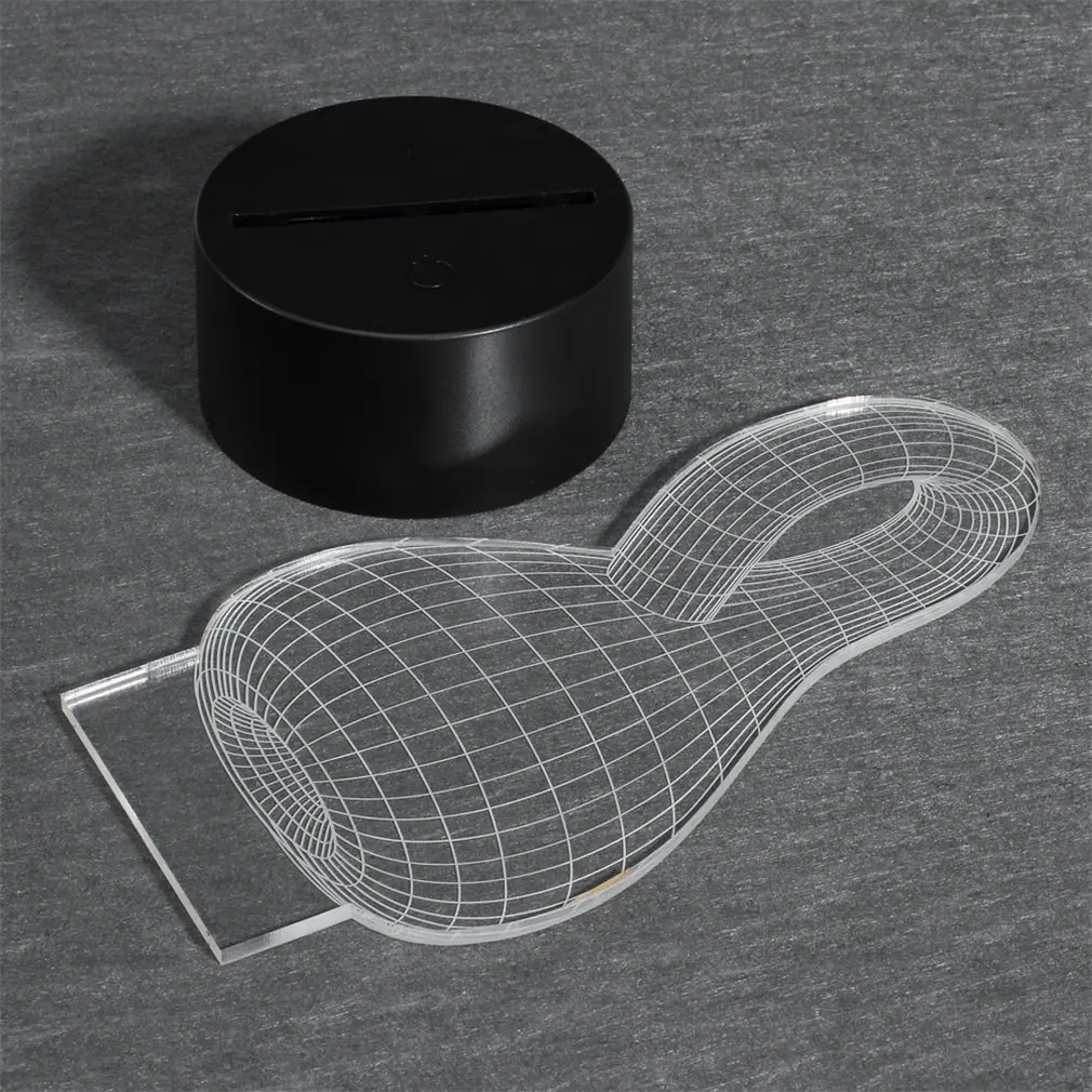 

LED Night 3D Bottle Shape Illusion Table Desk Lamp 7Color/Yellow/White Ligh