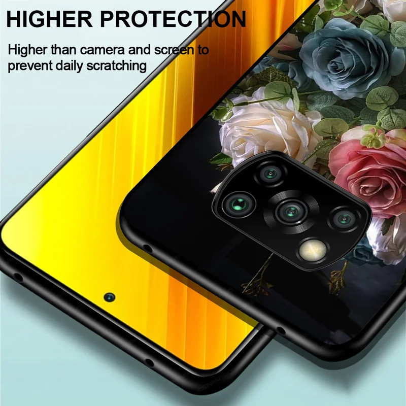 

Natural flower For Xiaomi Poco C3 M3 M2 X3 NFC X2 F2 Pro F1 Mi Play Mix 3 A2 Lite A1 6 5 Phone Case