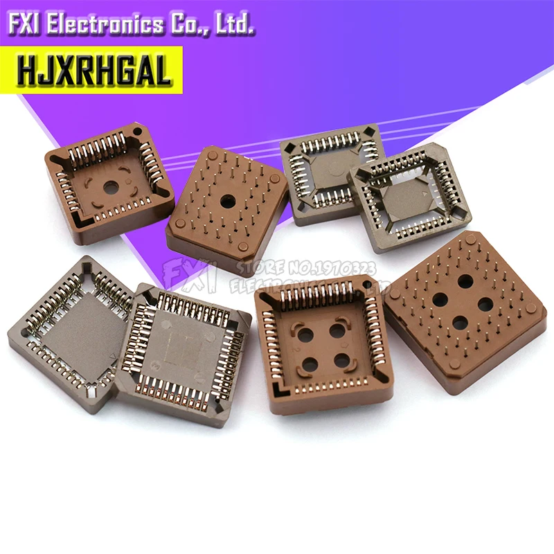 10 шт. PLCC IC Разъем PLCC32 PLCC44 SMD DIP PLCC гнездо адаптера