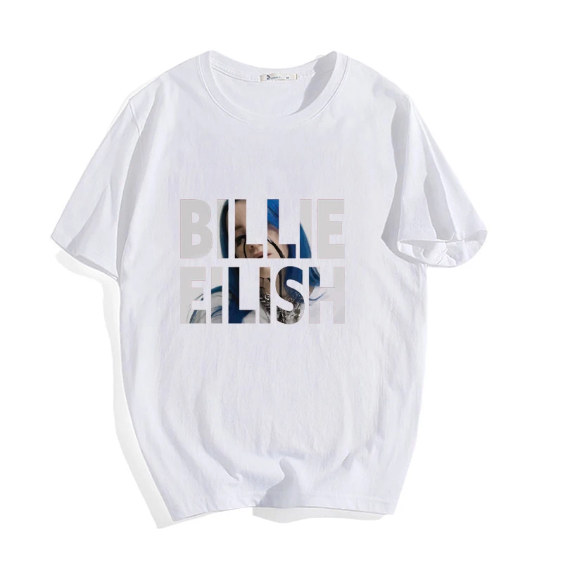 T-shirt 11 Крутая футболка унисекс, Повседневная футболка Billie Eilish, летние модные хлопковые футболки для подростков, Harajuku, футболки с короткими рукавами - Цвет: T-shirt 11