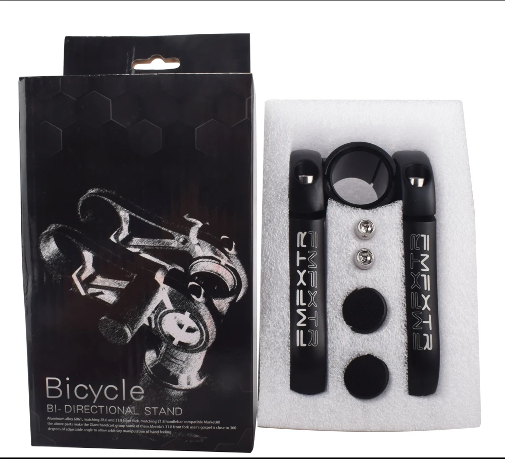 FMFXTR Latest Bicycle Stem Double Adjustable Angle MTB Road mountain Bike Stem Aluminum alloy 6061 for 31.8mm/28.6mm Handlebar