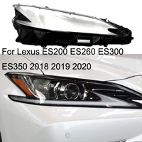 car headlight lens for lexus es200 es260 es300 es350 2018 2019 2020 headlamp cover replacement auto shell