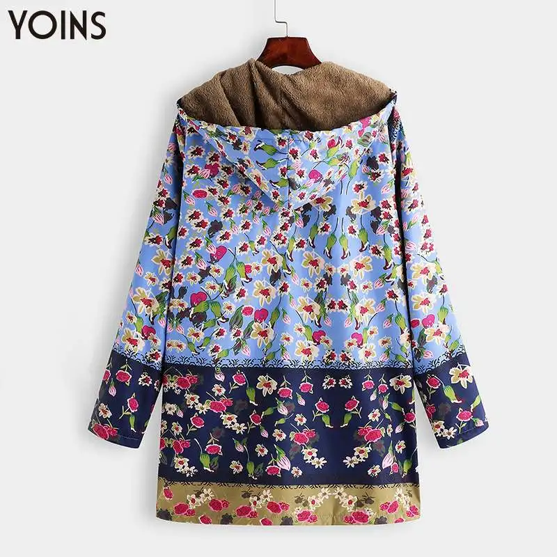 YOINS 2020 осенне-зимние женские пальто открытый стиль искусственный мех случайный