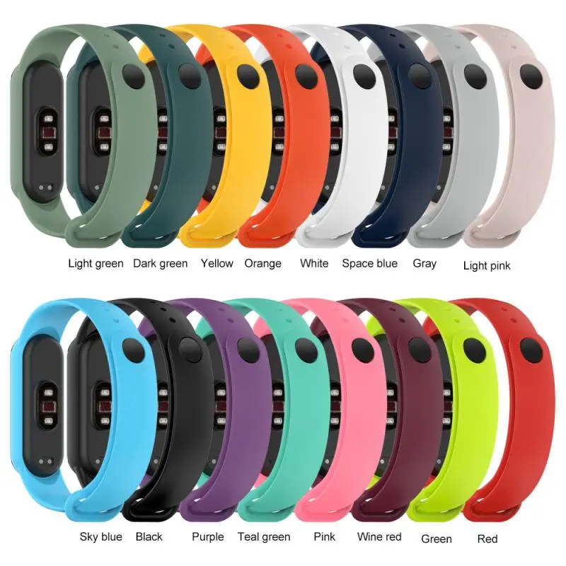 Новинка 2020 умные часы для Xiaomi Mi Band 5 ремешок браслета сменный силиконовый