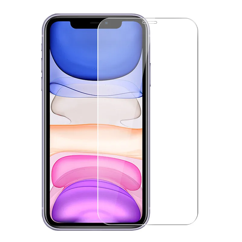 Закаленное стекло для iphone 11 Pro Max X XR XS Max 6 6S 7 8 Plus полное покрытие Защита экрана для iphone 11 pro max стеклянная пленка